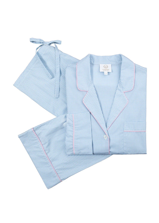 Gingham Cotton Pajamas