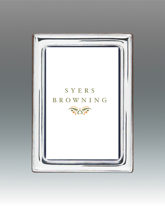 Classic Plain Sterling Silver Frame