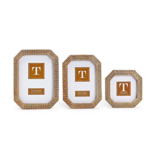 Gold Octagon Photo Frames