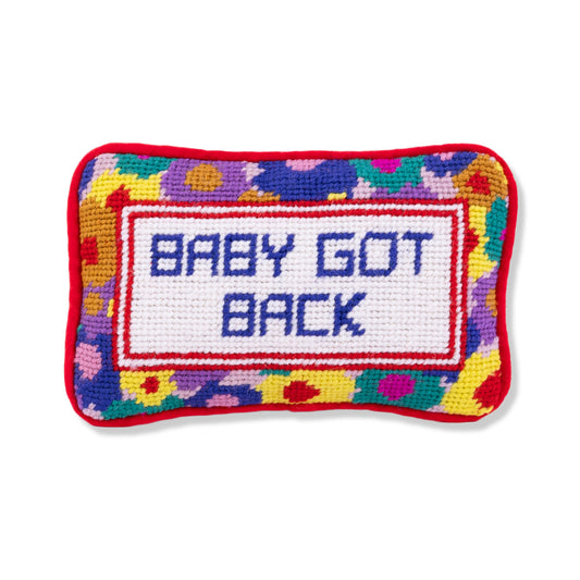 Baby Got Back Needlepoint Pillow