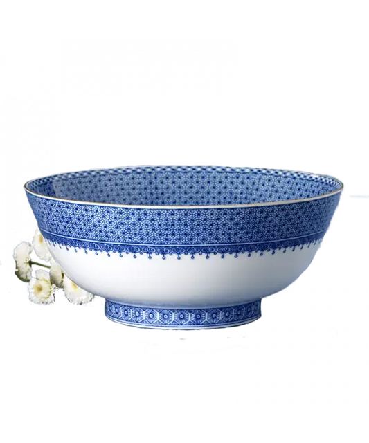 Mottahedeh Blue Lace Round Bowl