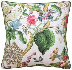 Hill Garden Coral/Green Pillow