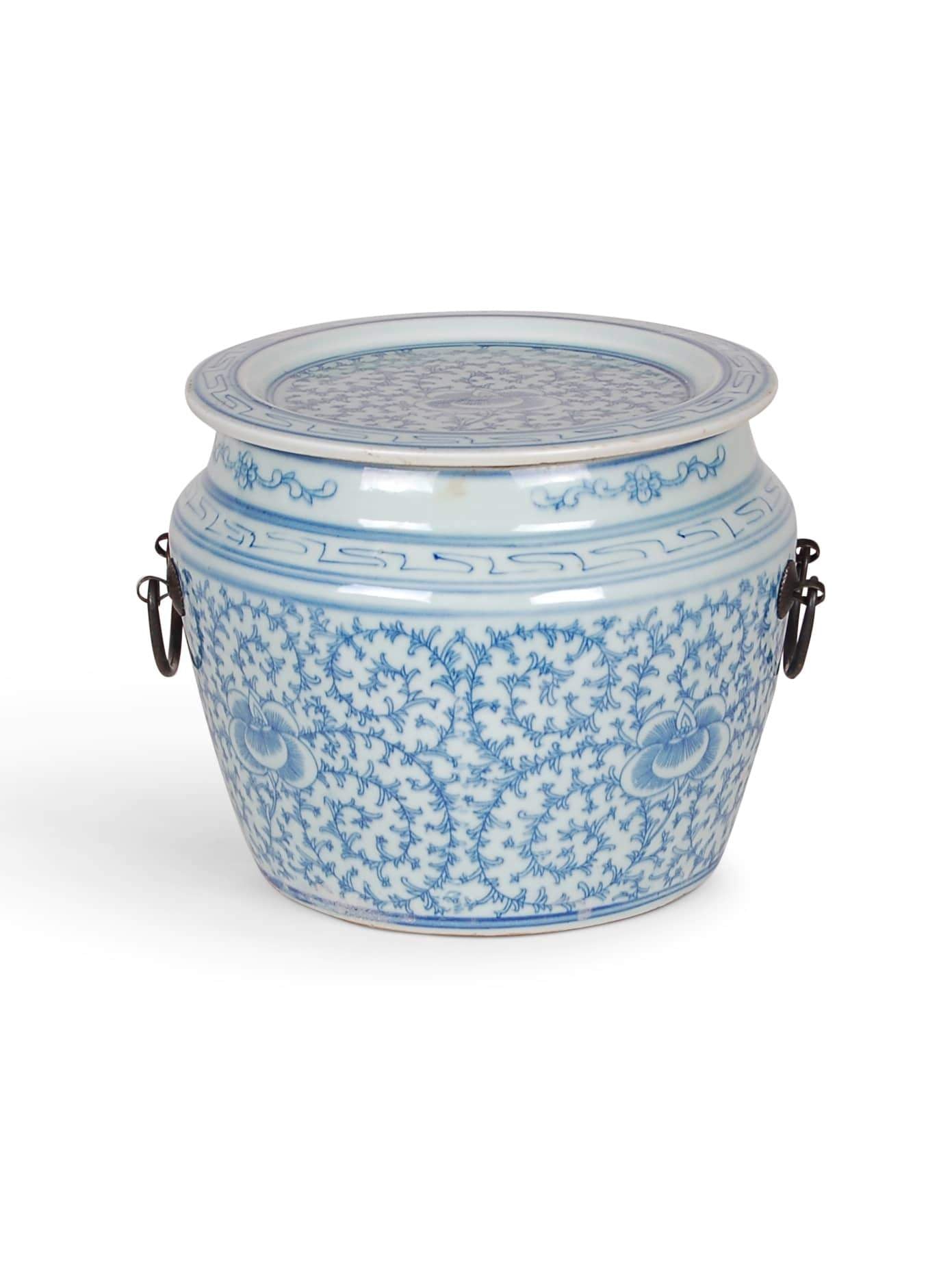Blue and White 7" Jar