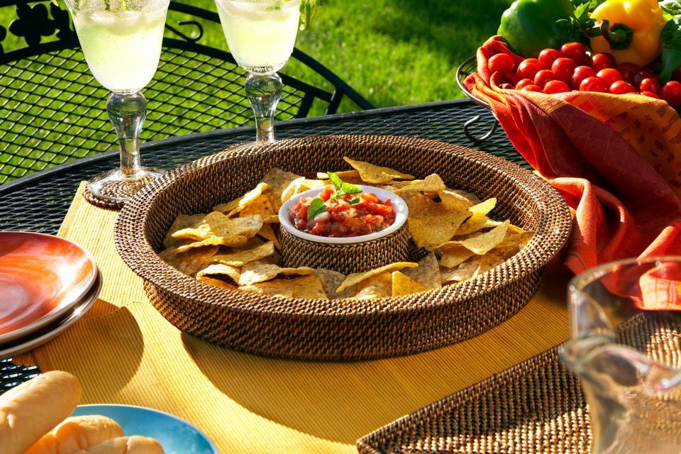 Chip & Dip Round Dish