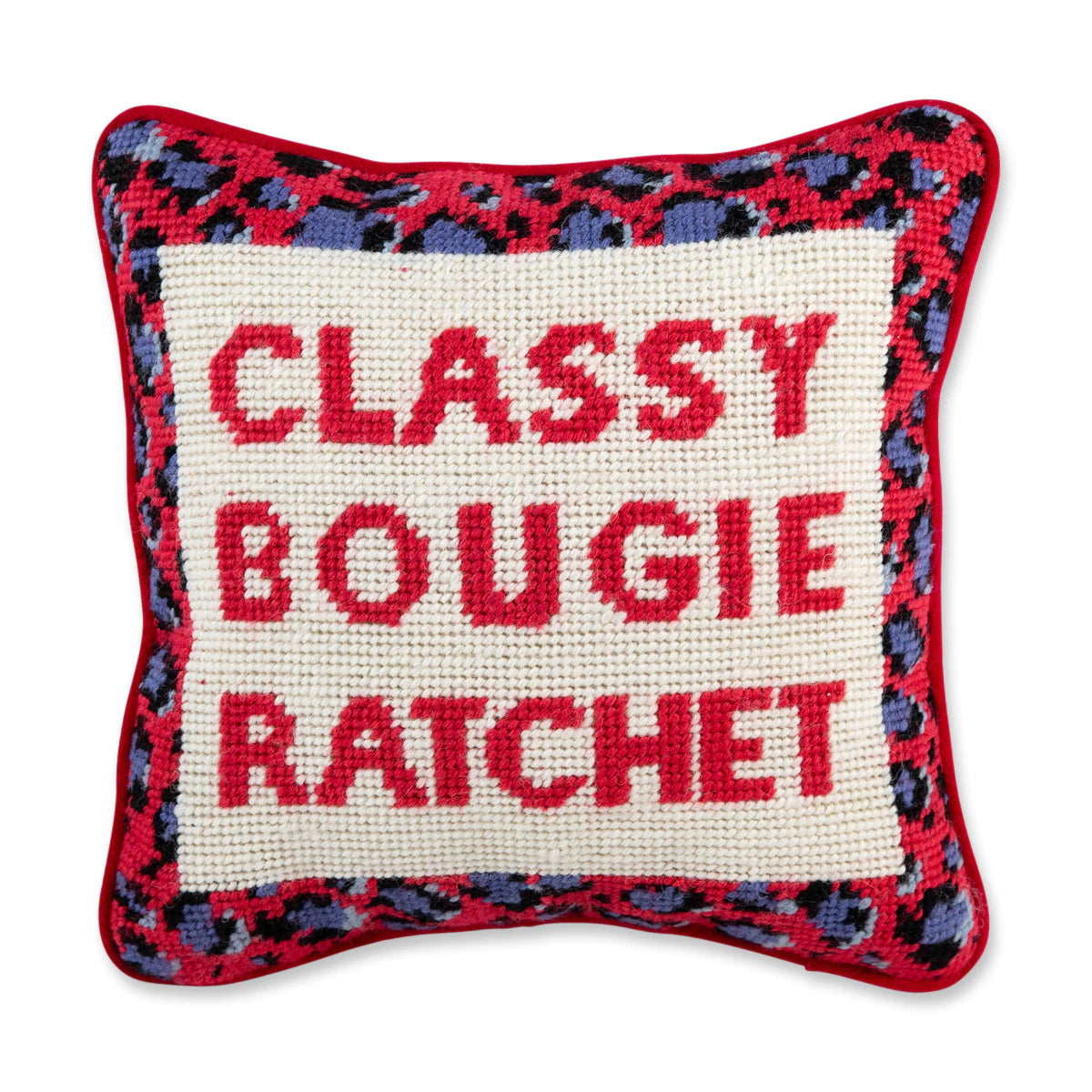 Savage Needlepoint Pillow