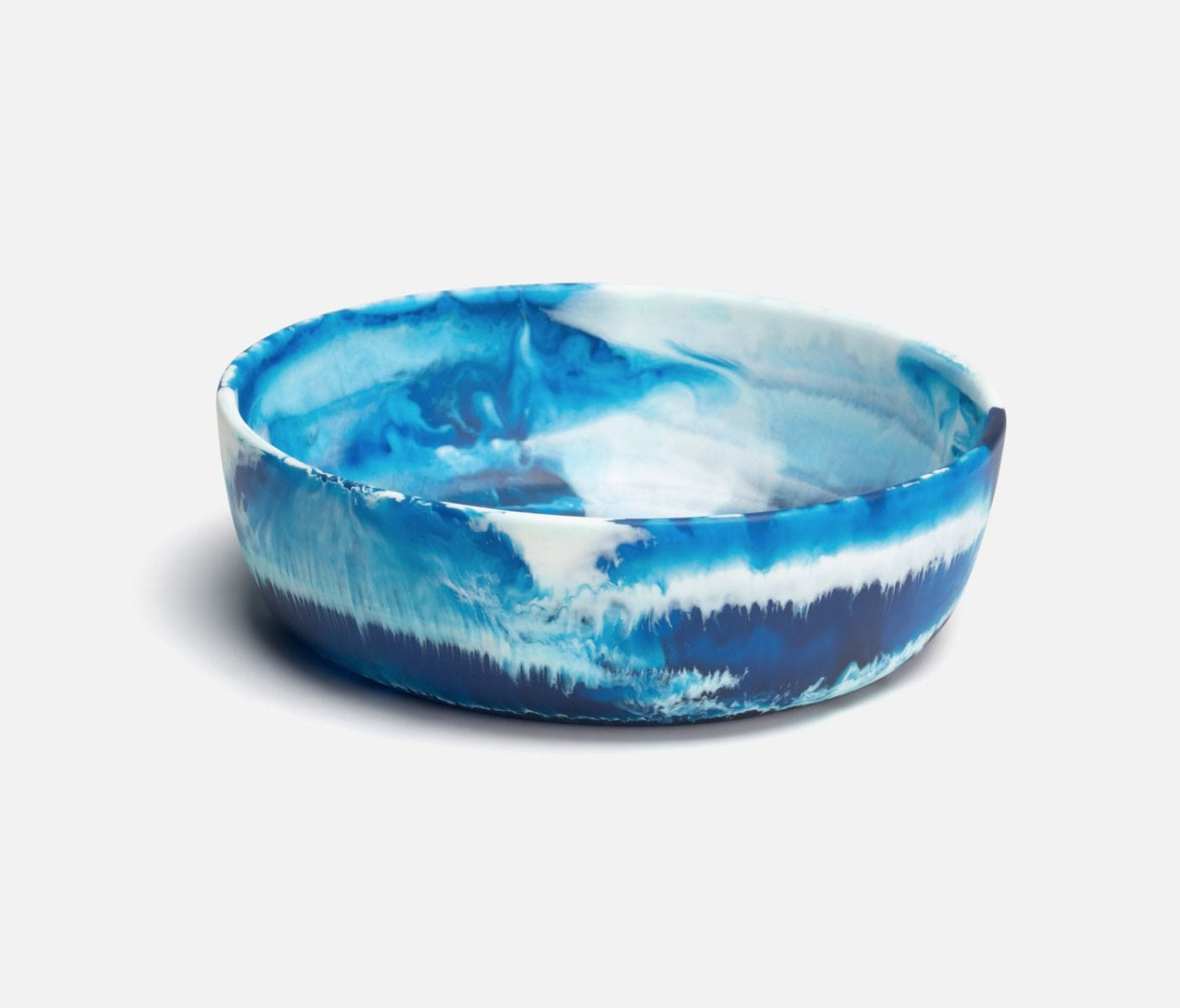 Swirled Resin Serving Bowls