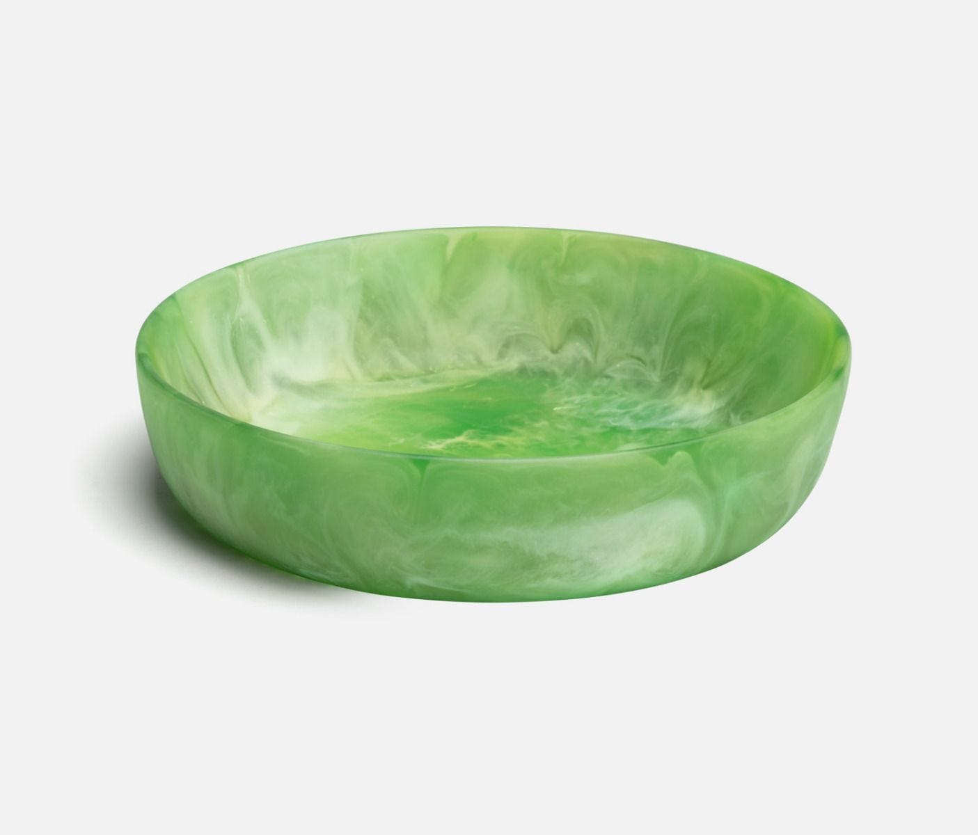 Swirled Resin Serving Bowls