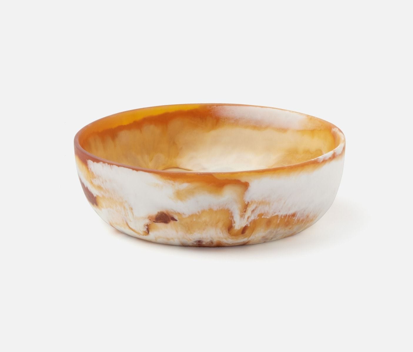 Swirled Resin Serving Bowls