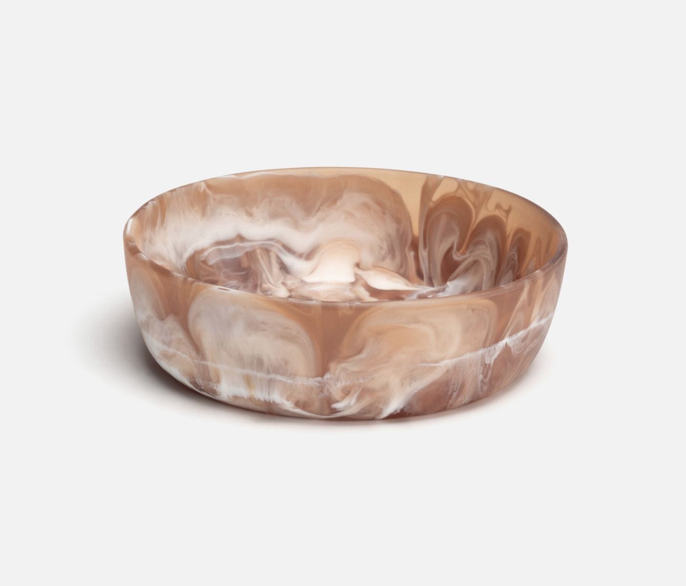 Swirled Resin Serving Bowls