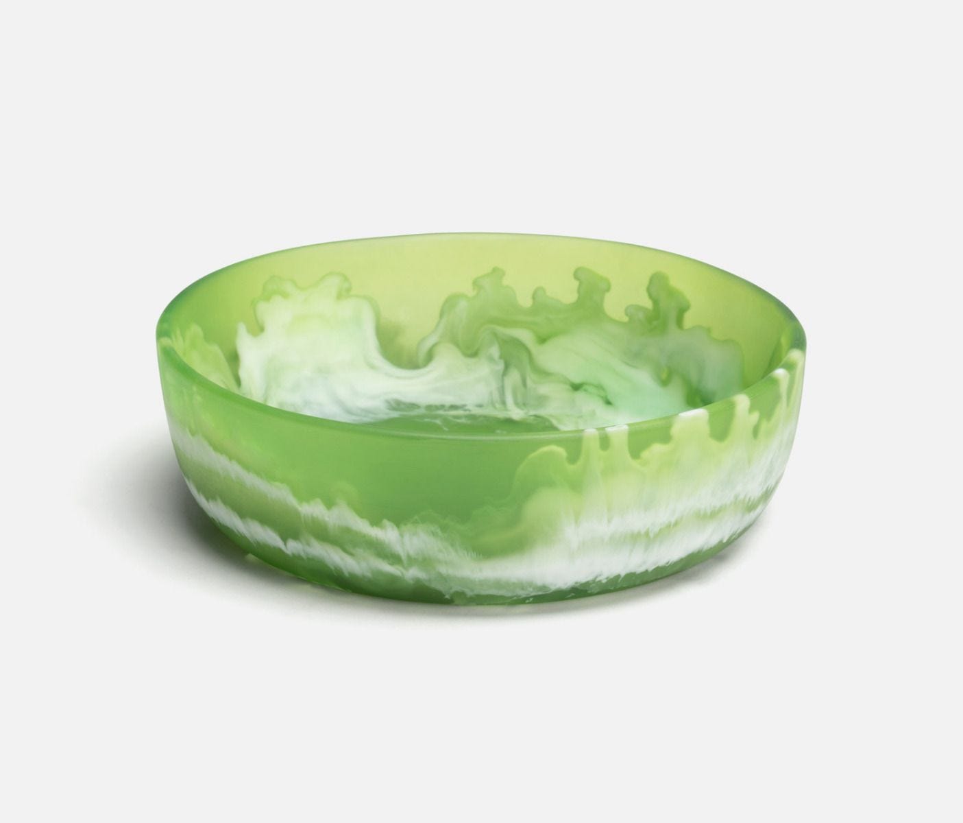 Swirled Resin Serving Bowls