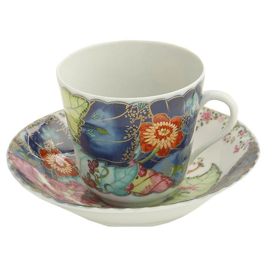 Mottahedeh Tobacco Leaf Tea Cup/Saucer