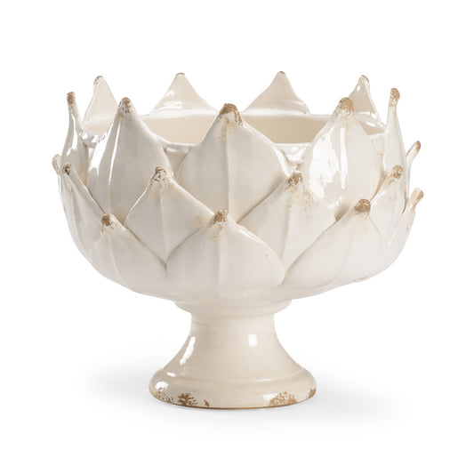 White Leaf Vase