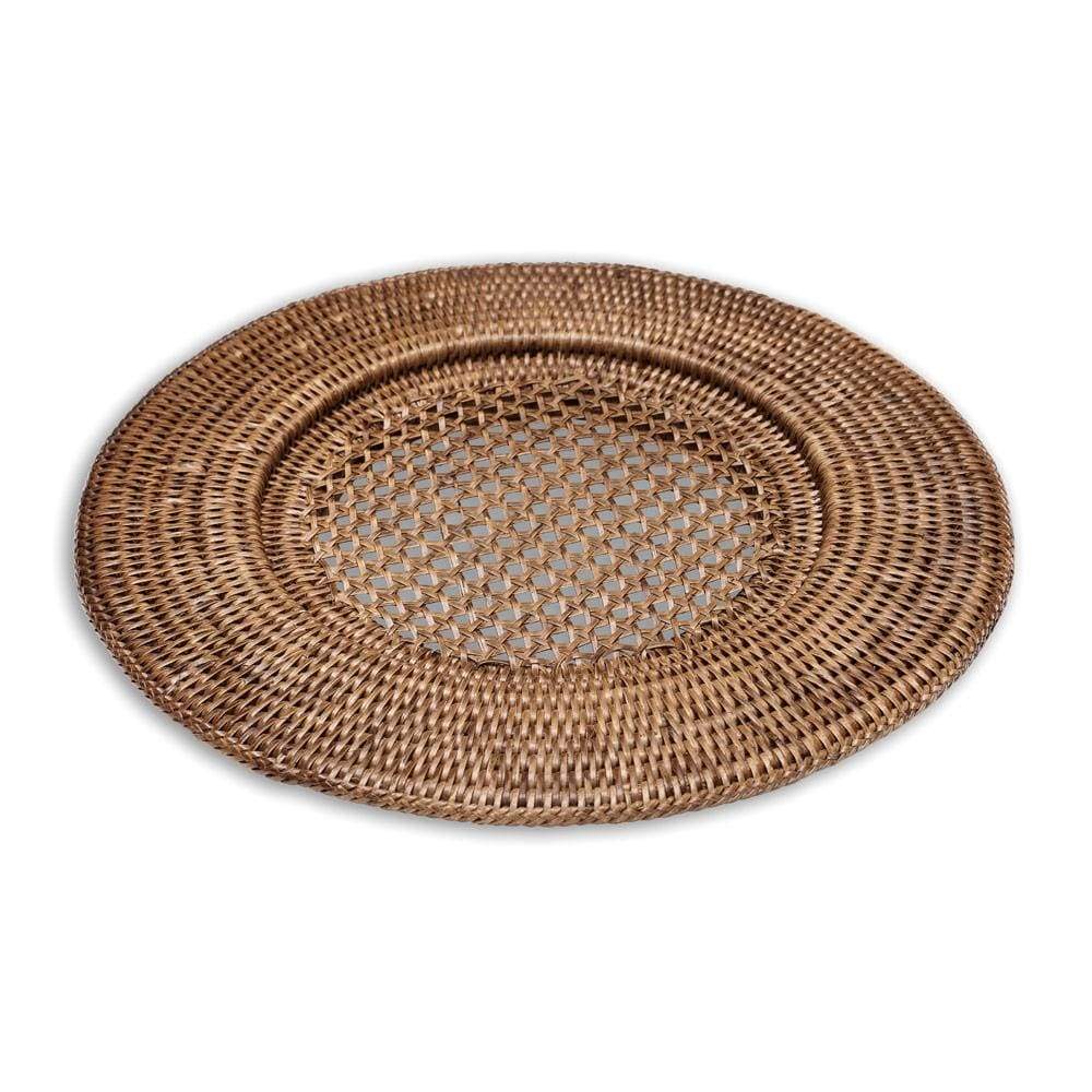 Rattan Round Plate Charger