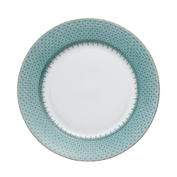 Mottahedeh Green Lace Dessert Plate