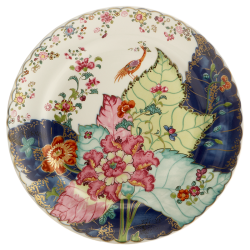 Mottahedeh Tobacco Leaf Dinner Plate